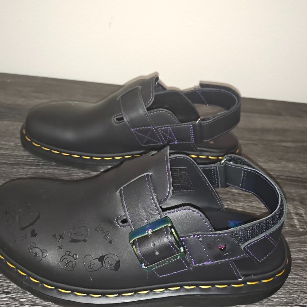 Dr Martin Jorge II BT21Black — Nappa Leather Women's 10 - Picture 2 of 7
